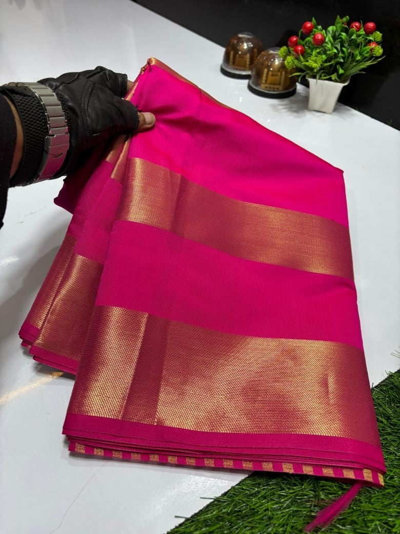 Banarasi Semi Katan Silk Saree