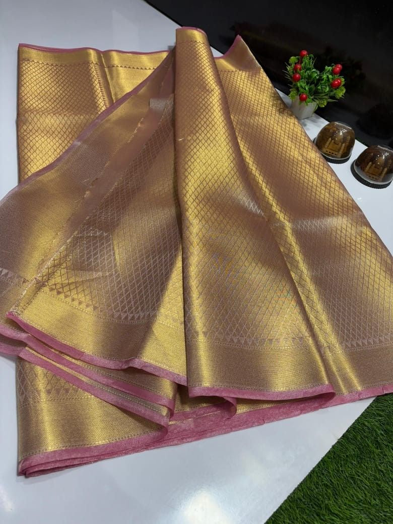 Kanjivaram Tissue Silk Saree