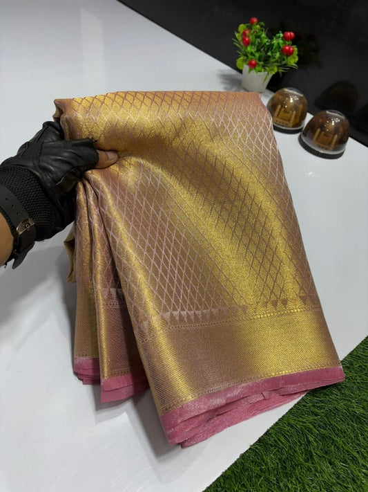 Kanjivaram Tissue Silk Saree