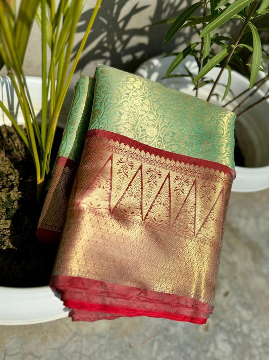Kanchi Tissue Katan Silk Sarees