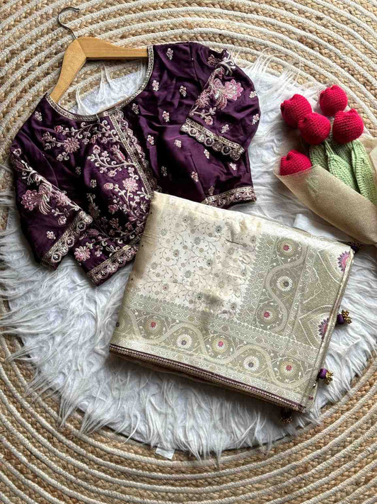 Designer Banarasi Pattu Saree