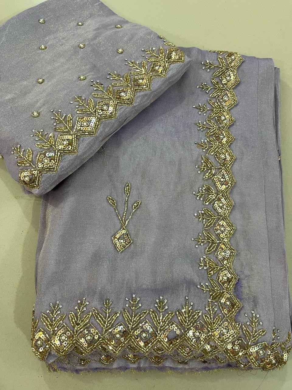 Handwork Tissue Silk Sarees