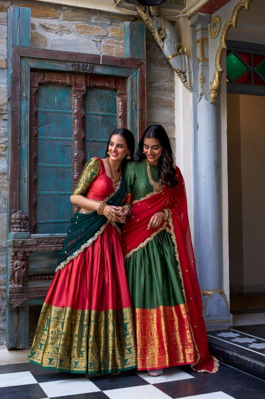 Narayanpet Pattu Lehengas