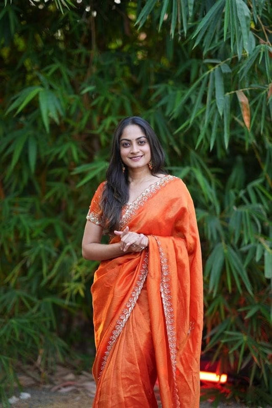 Handwork Tissue Silk Sarees