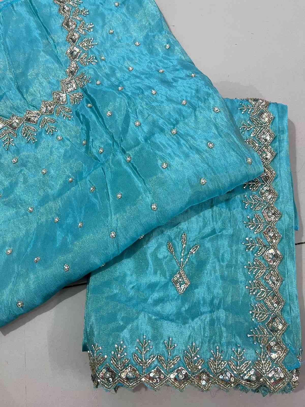 Handwork Tissue Silk Sarees