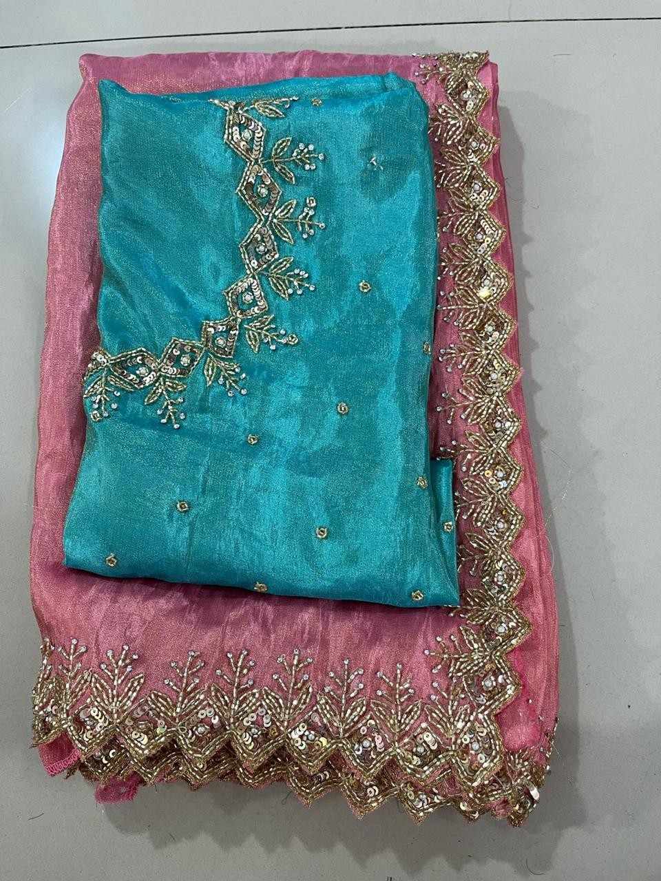 Handwork Tissue Silk Sarees