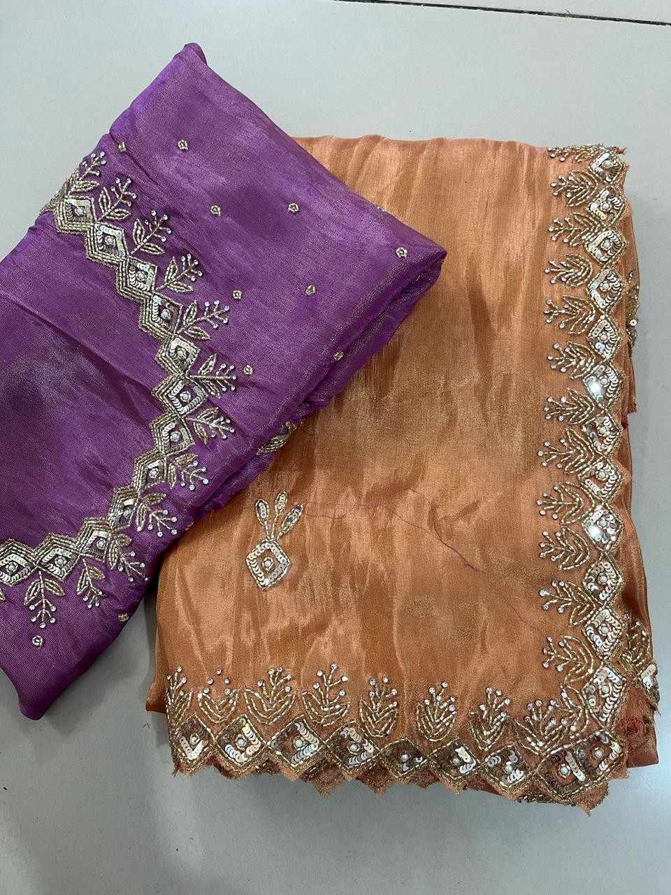 Handwork Tissue Silk Sarees