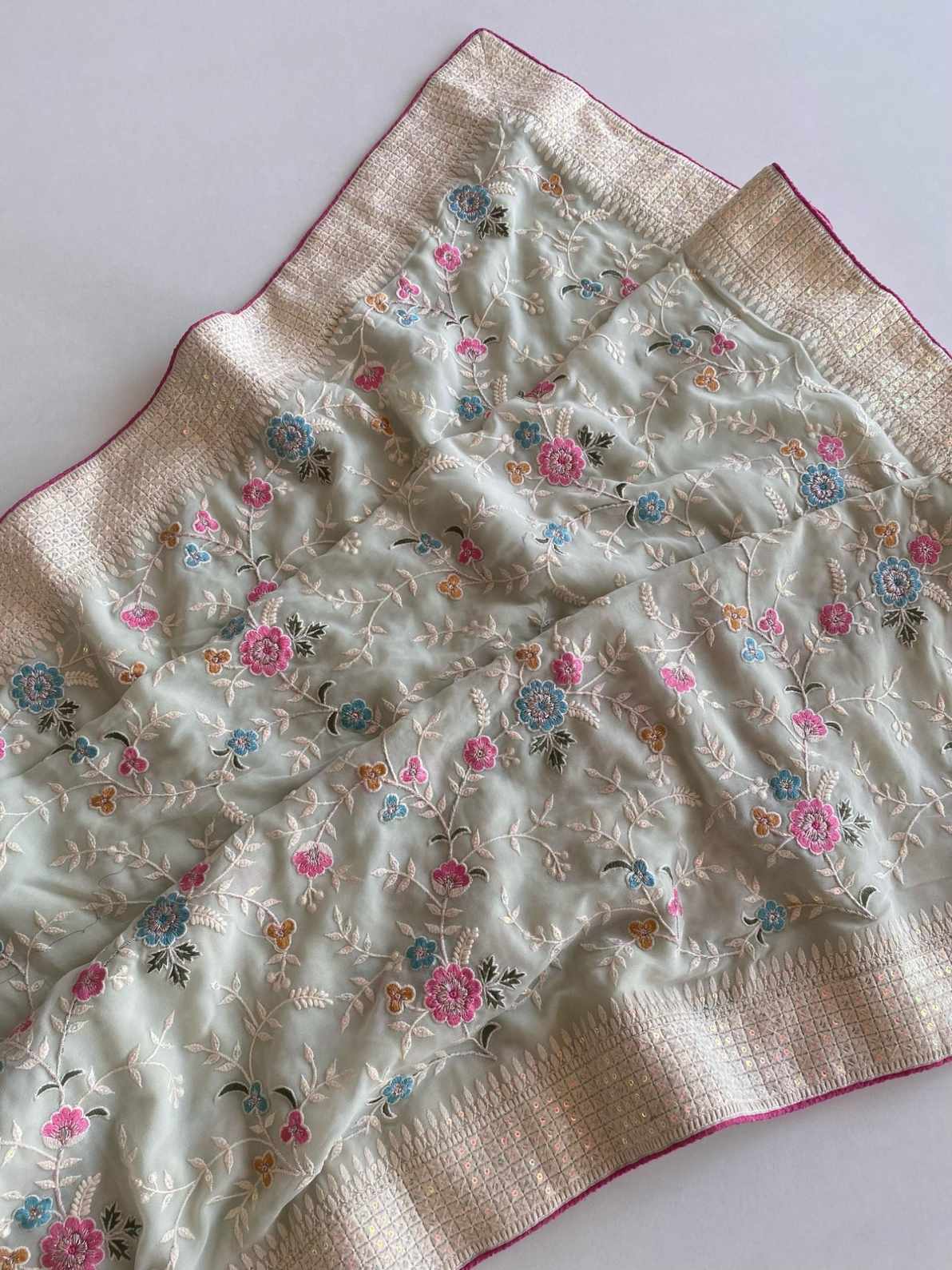 Viscose Georgette Sarees