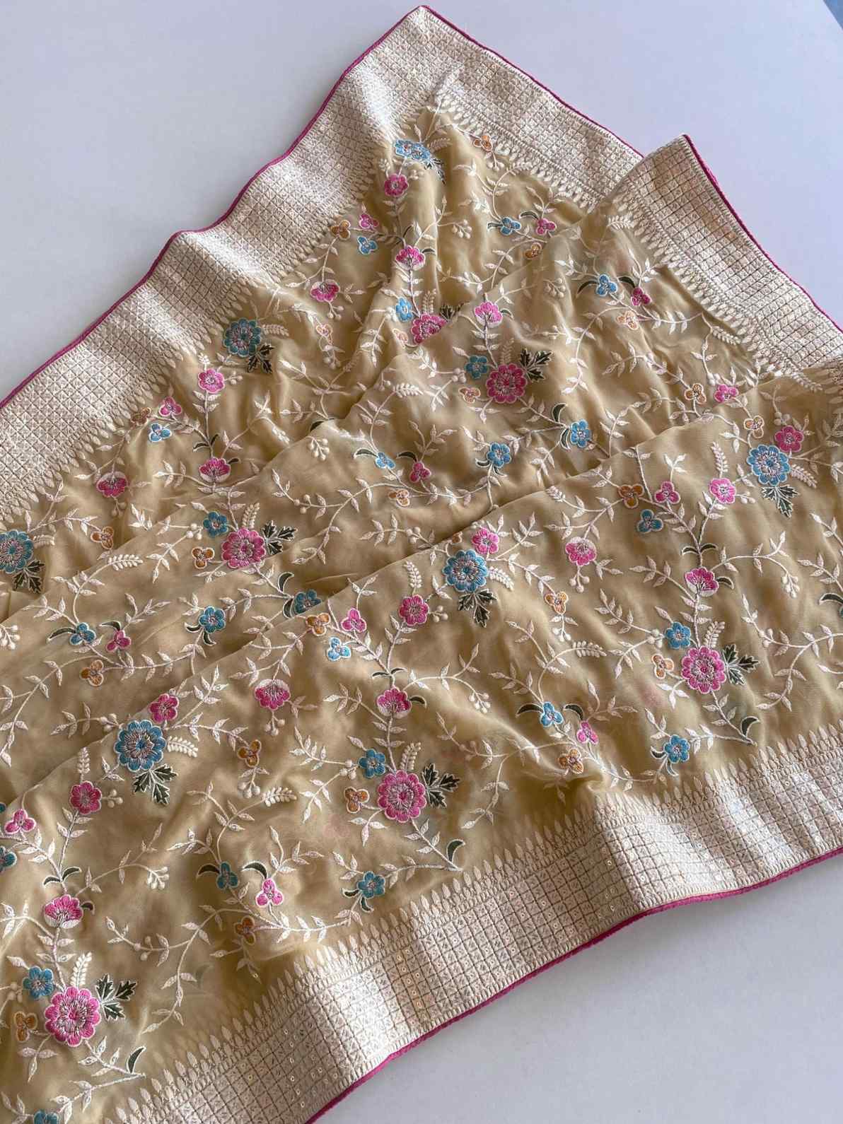 Viscose Georgette Sarees