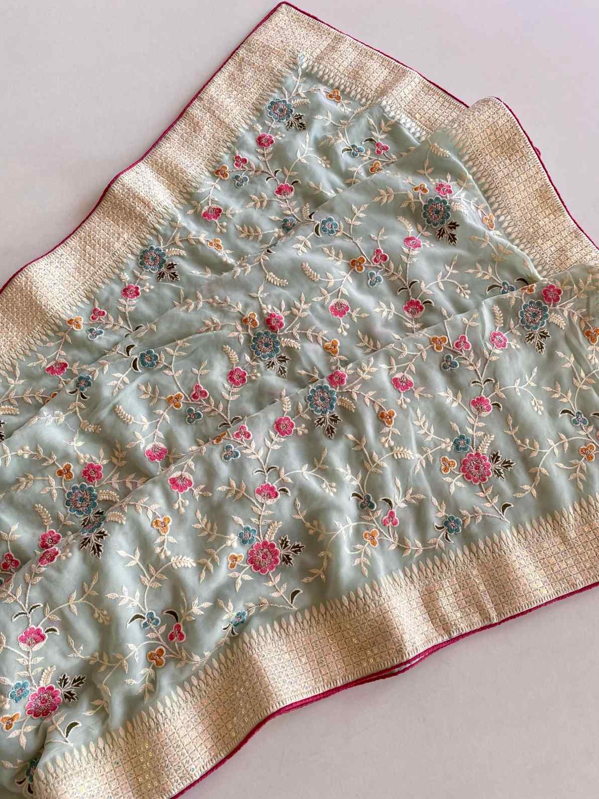 Viscose Georgette Sarees