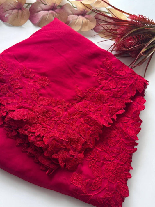 Multi Thread Organza Sarees