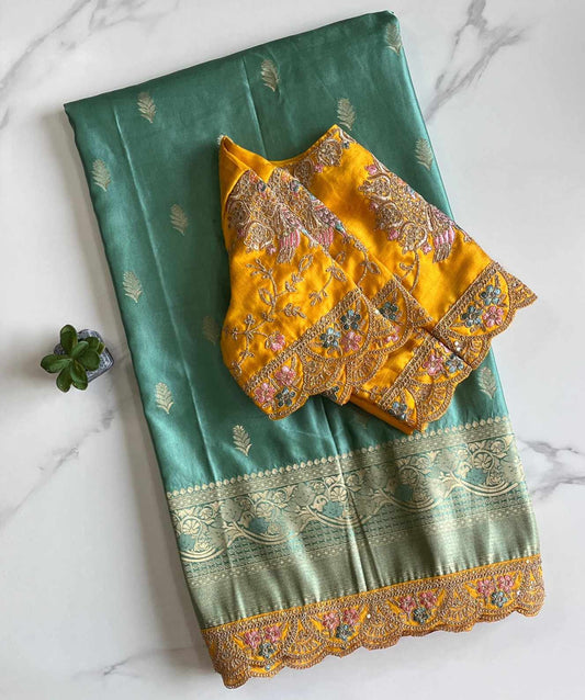 Banarasi Mashru Satin Saree