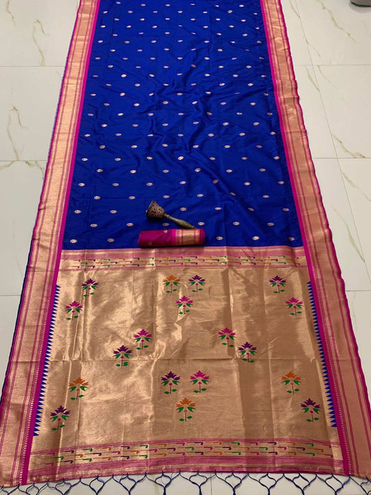 Soft Kanchi Paithani Silk Sarees