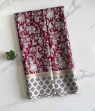 Kalamkari Mulmul Cotton Sarees