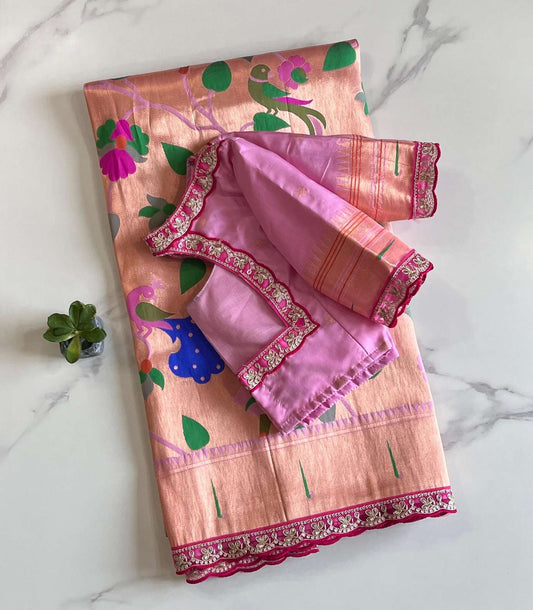 Paithani Banarasi Pattu Saree