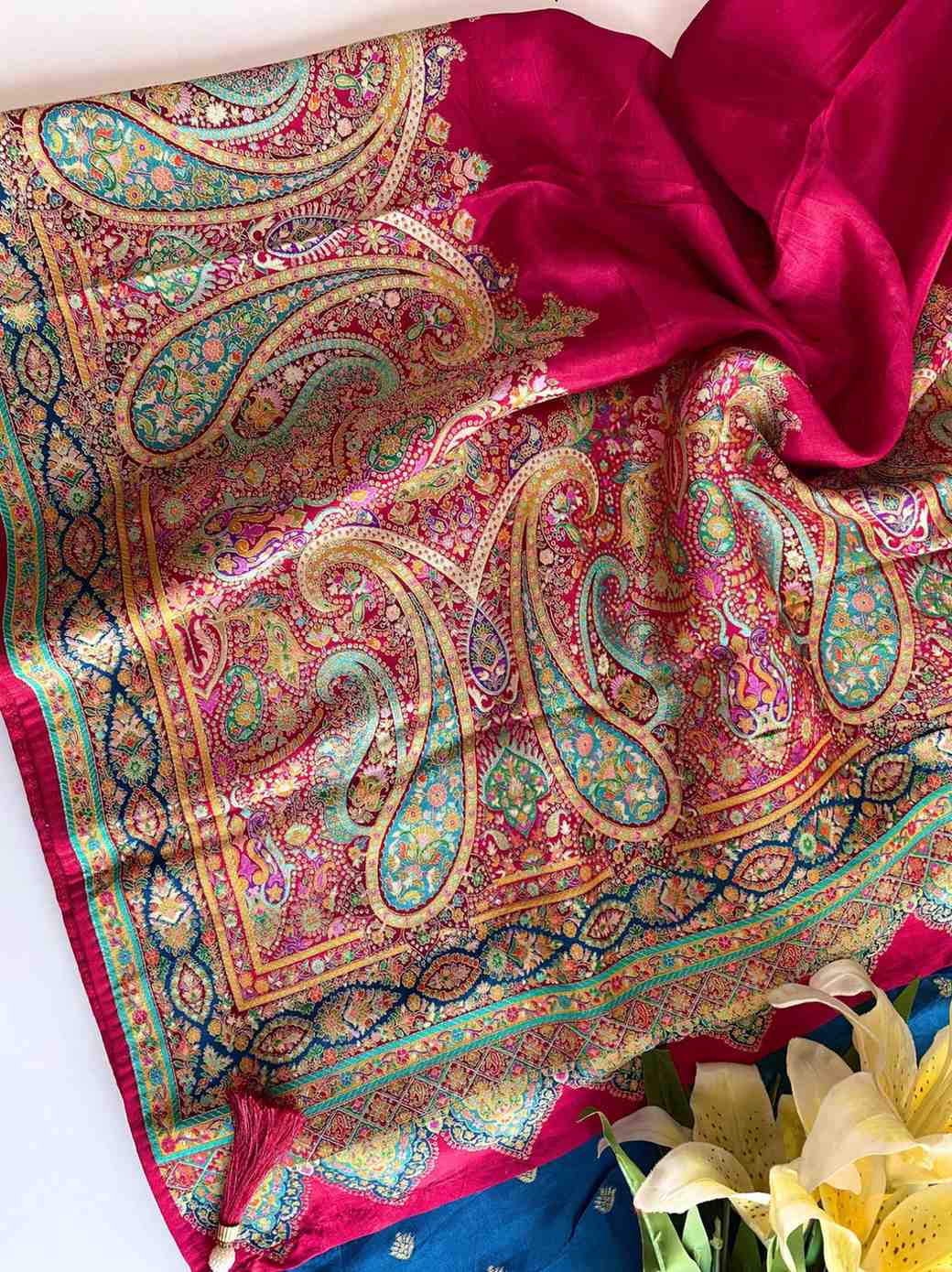 Pashmina Kashmiri Silk Sarees