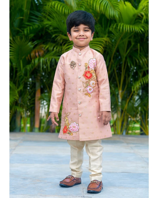 Kid's Tissue Kurta Sets