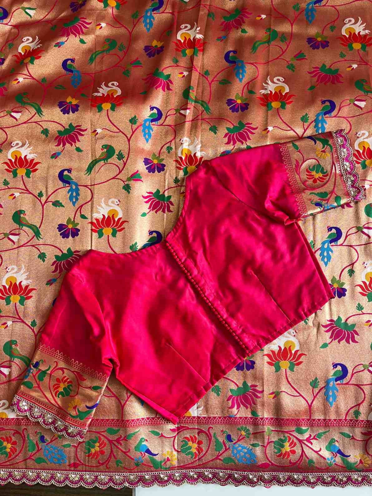 Banarasi Paithani Silk Saree