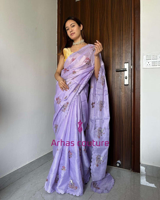 Arha's Kota Embroidery Saree