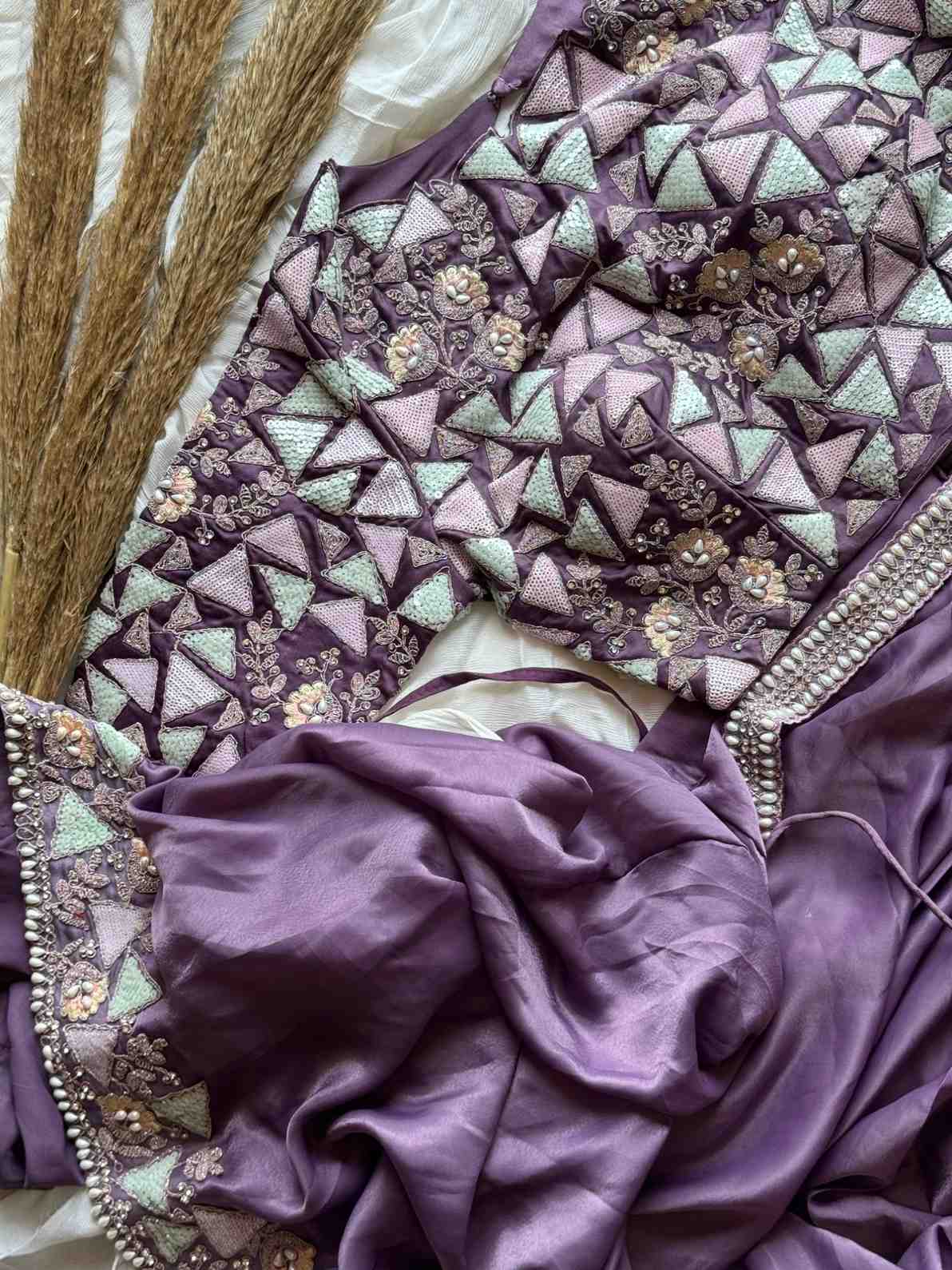 Ready To Wear Crepe Silk Saree