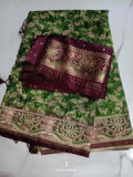 Kora Fancy Silk Saree