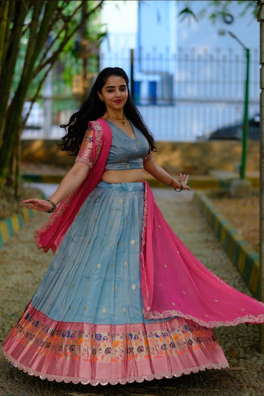 Paithani Doriya Lehengas