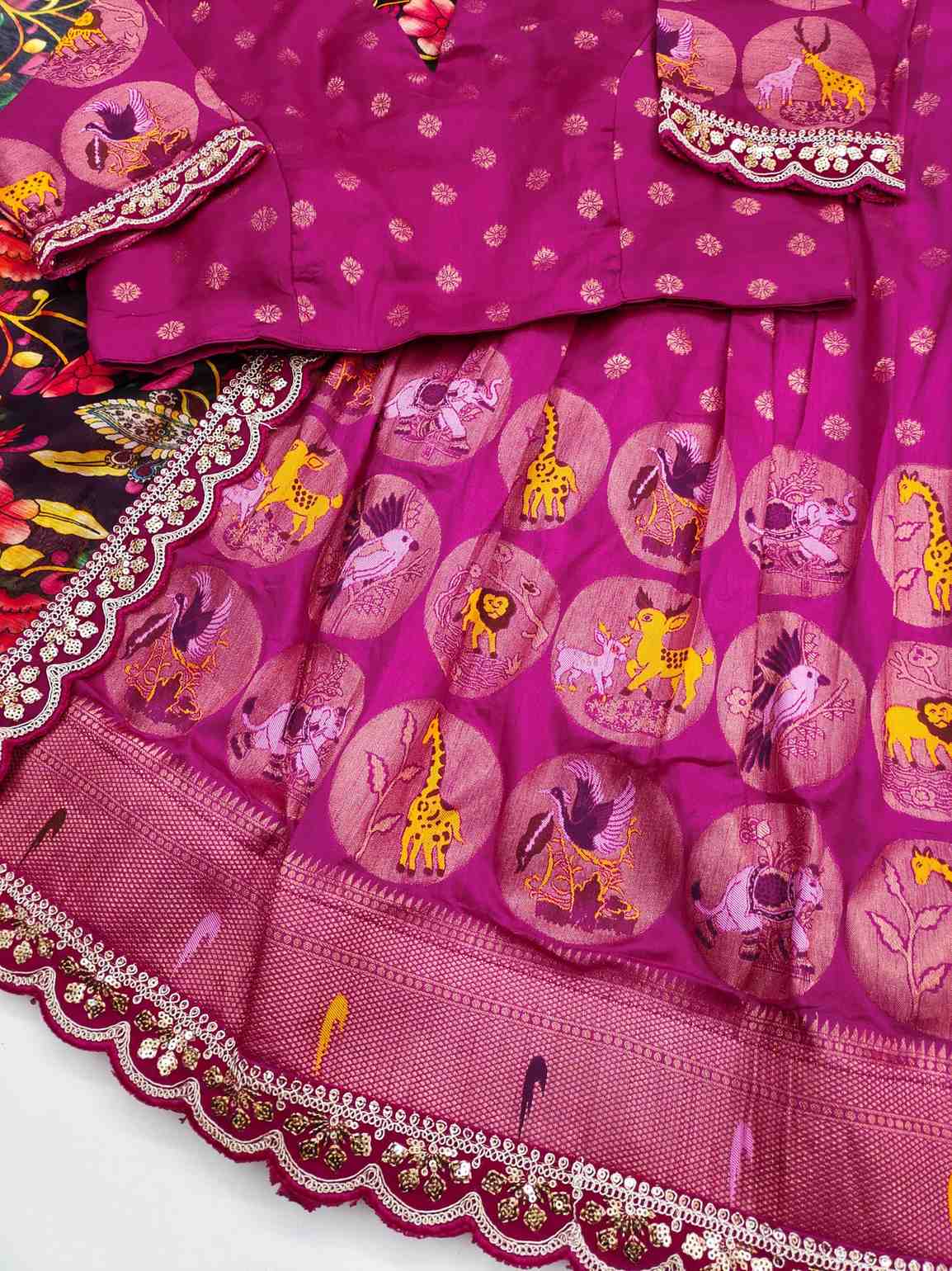 Banarasi Meenakari Lehengas