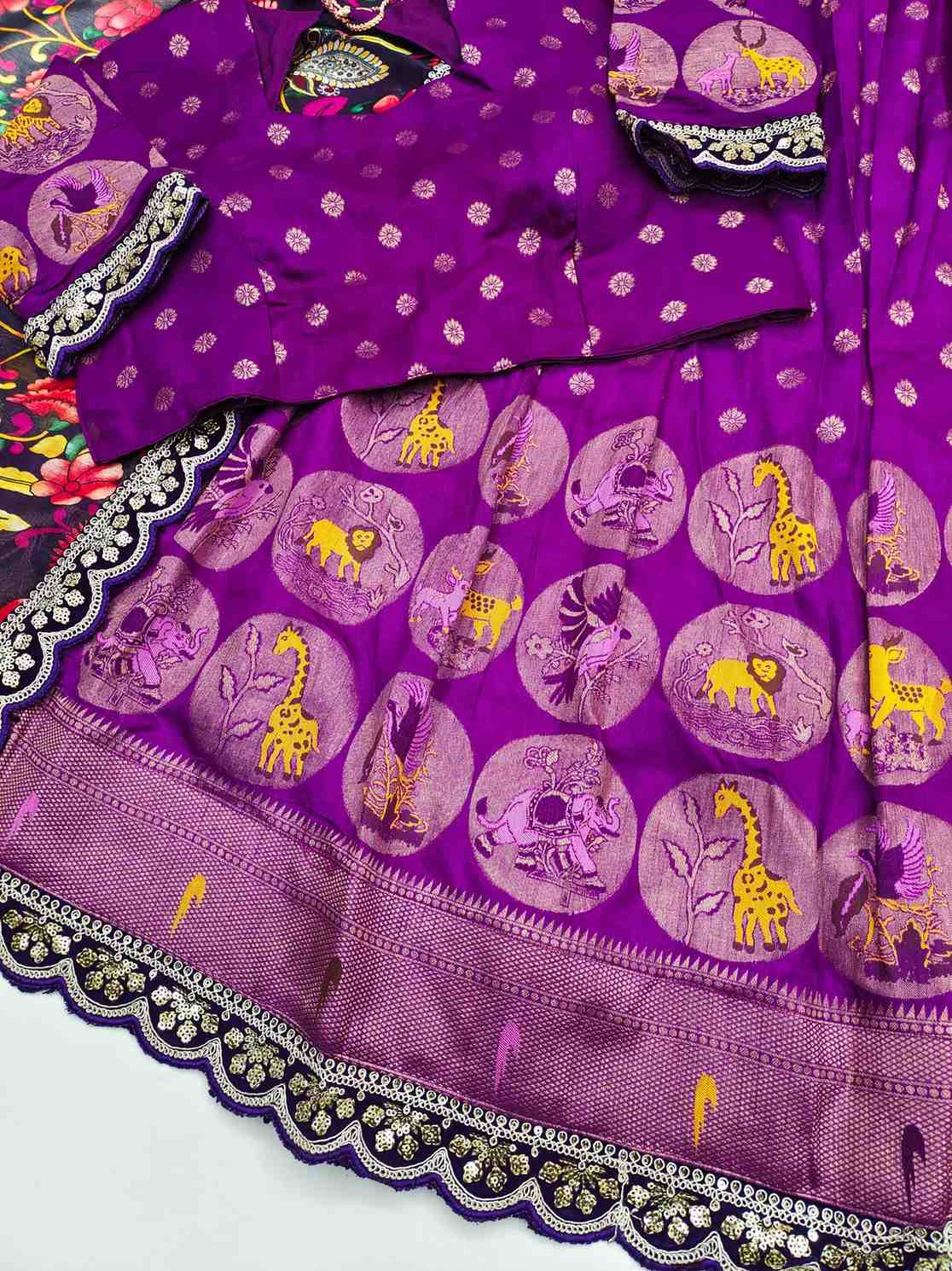 Banarasi Meenakari Lehengas
