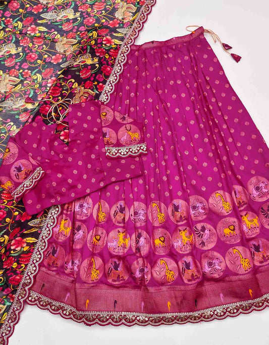 Banarasi Meenakari Lehengas
