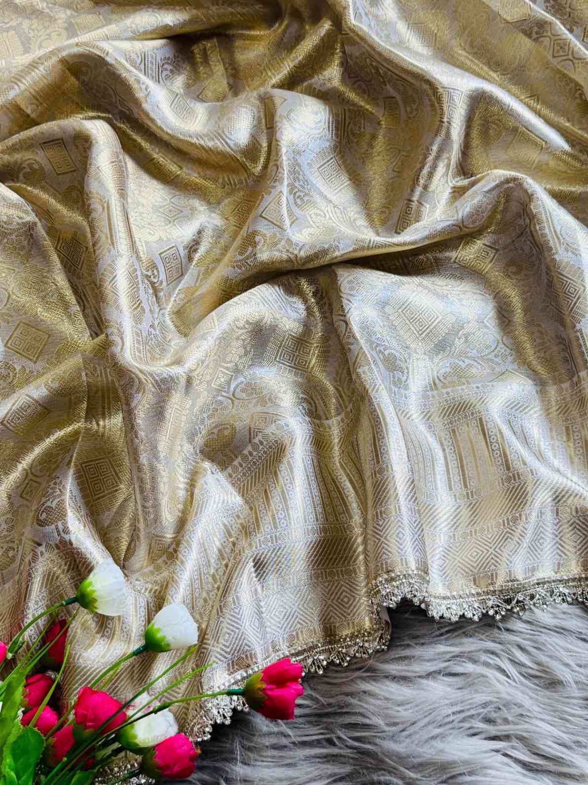 Antique Banarasi Silk Saree