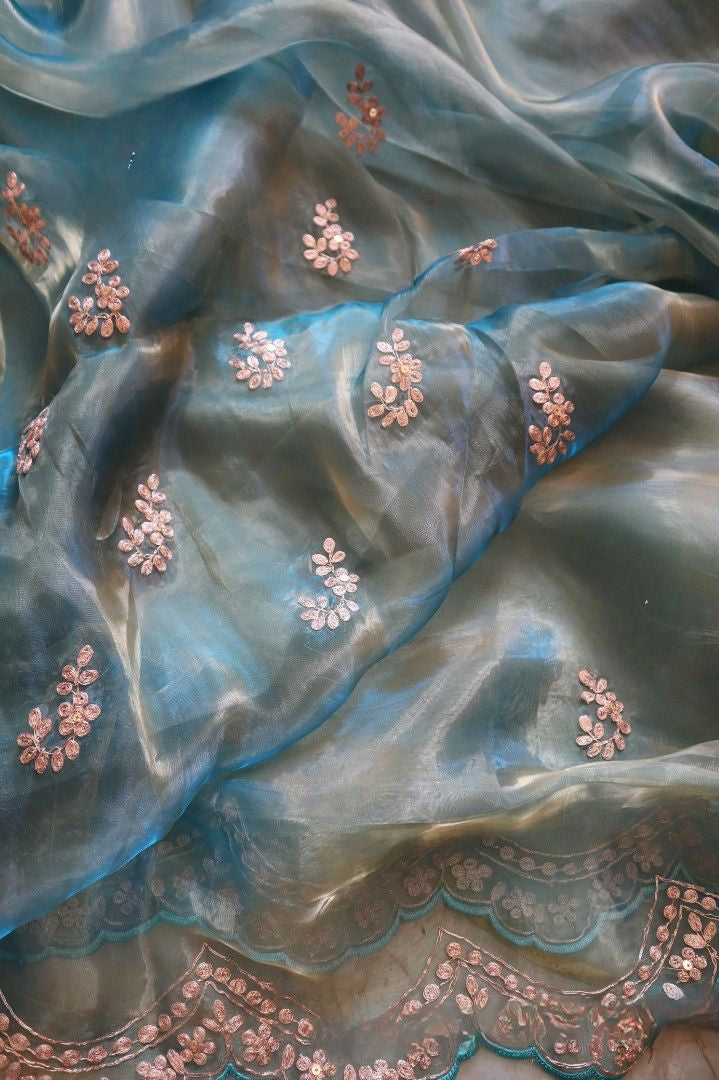 Glass Tissue Silk Sarees