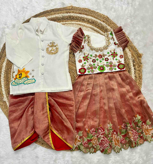 Tussar Silk Family Combo