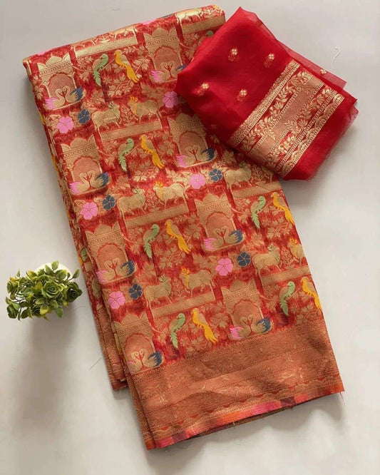 Kora Organza Silk Sarees
