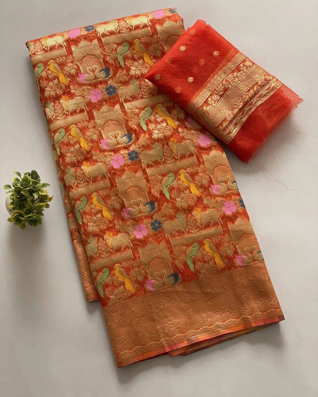 Kora Organza Silk Sarees