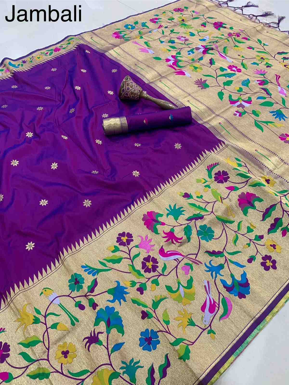 Soft Kanjeevaram Paithani Silk Sarees