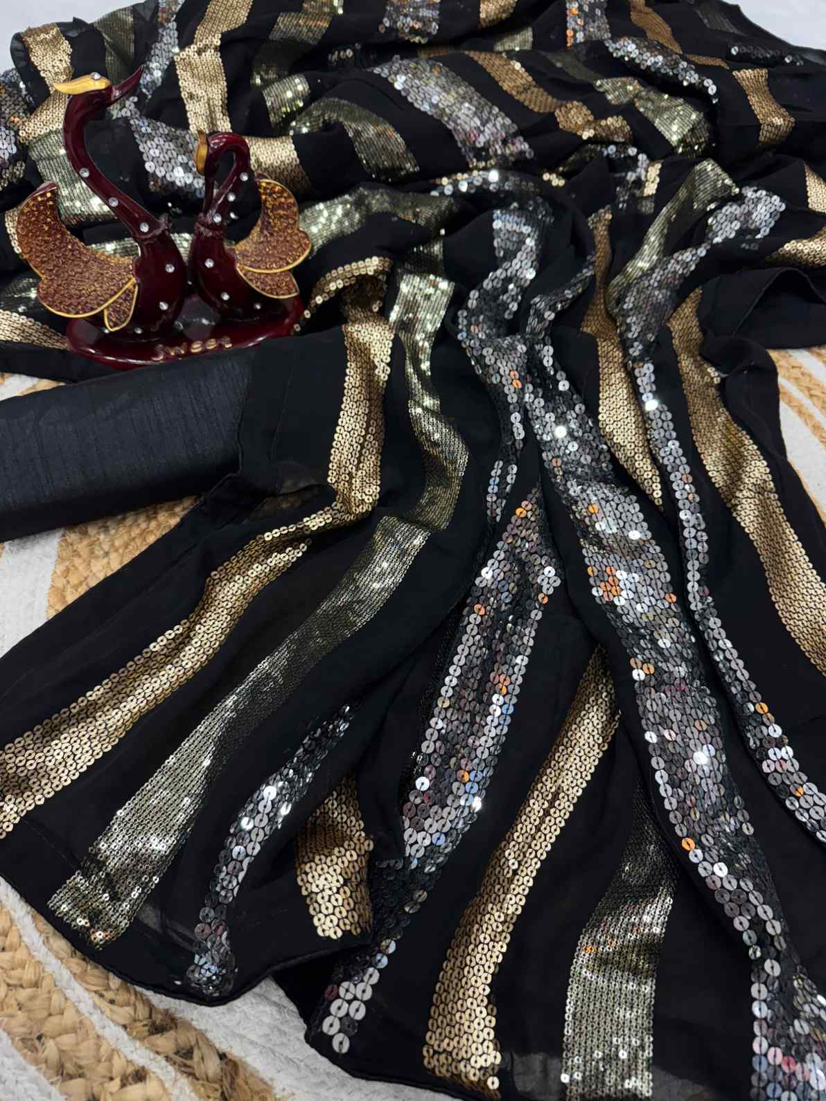Georgette Sequence Saree
