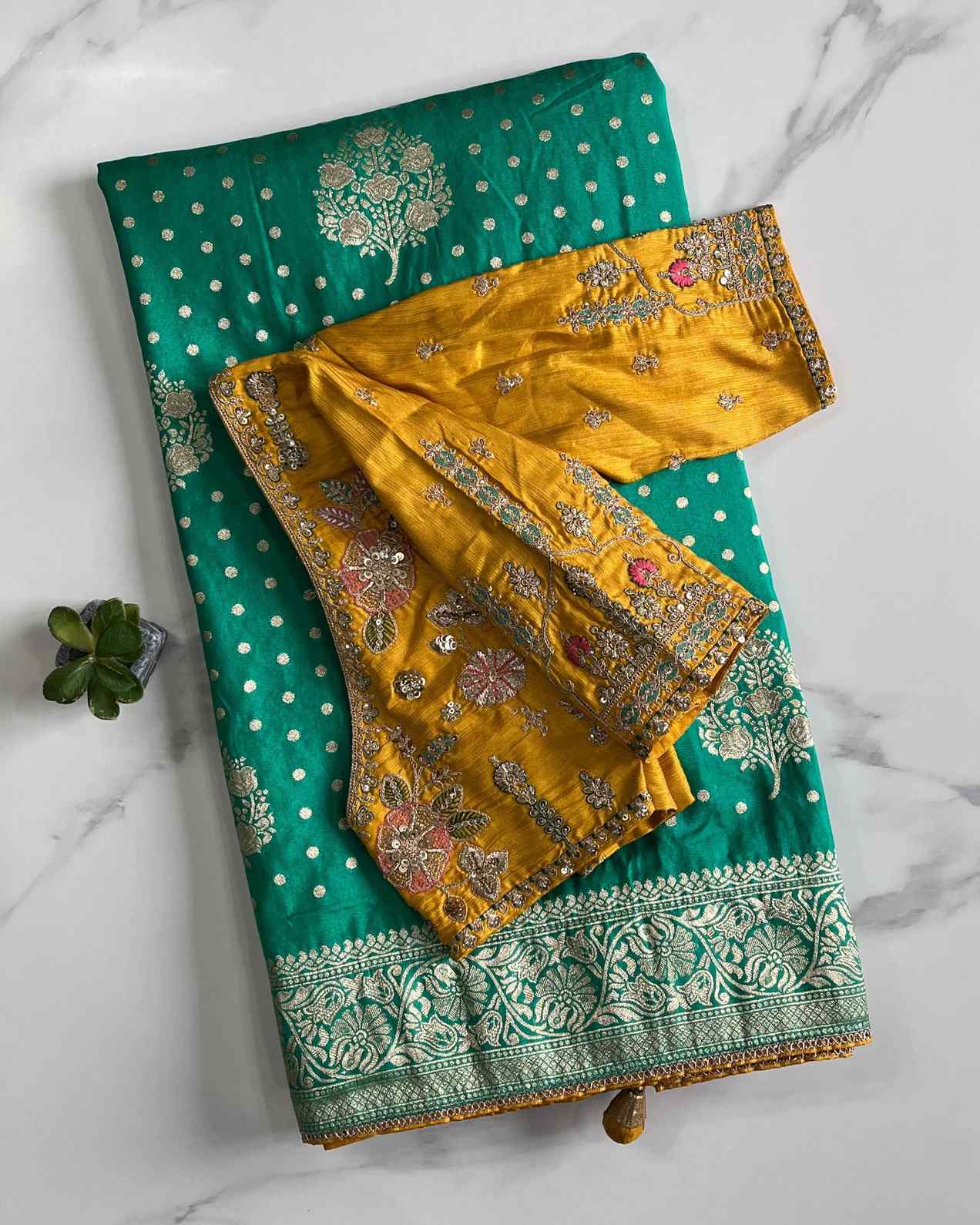 Banarasi Motifs Silk Sarees