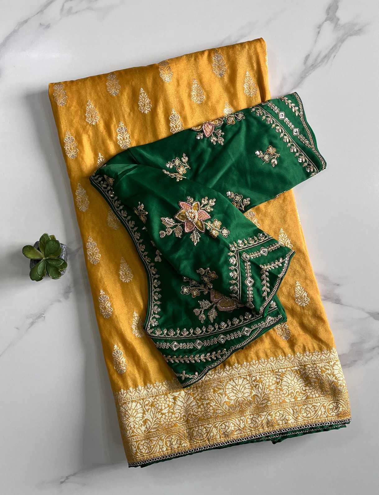 Banarasi Motifs Silk Sarees