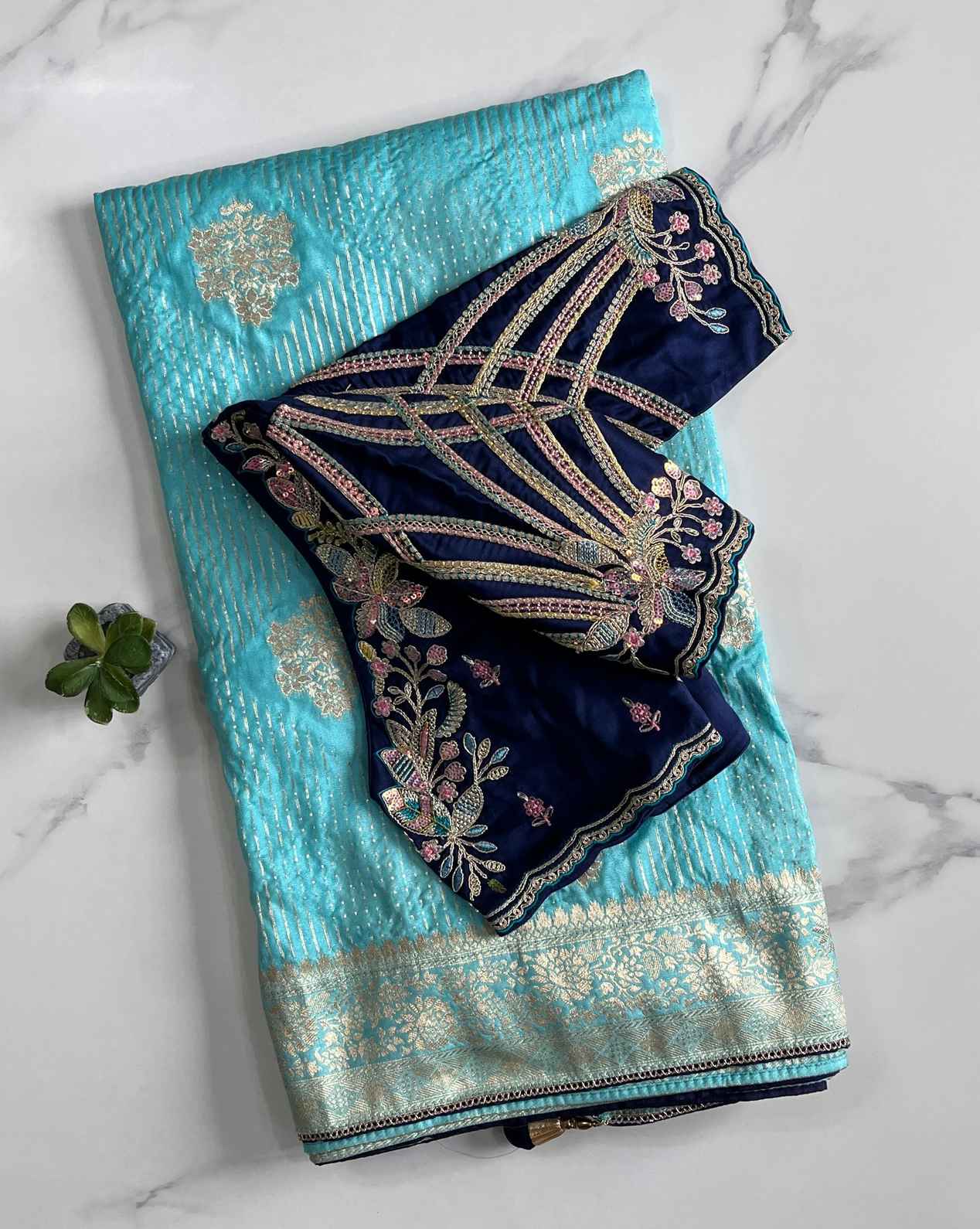 Banarasi Motifs Silk Sarees
