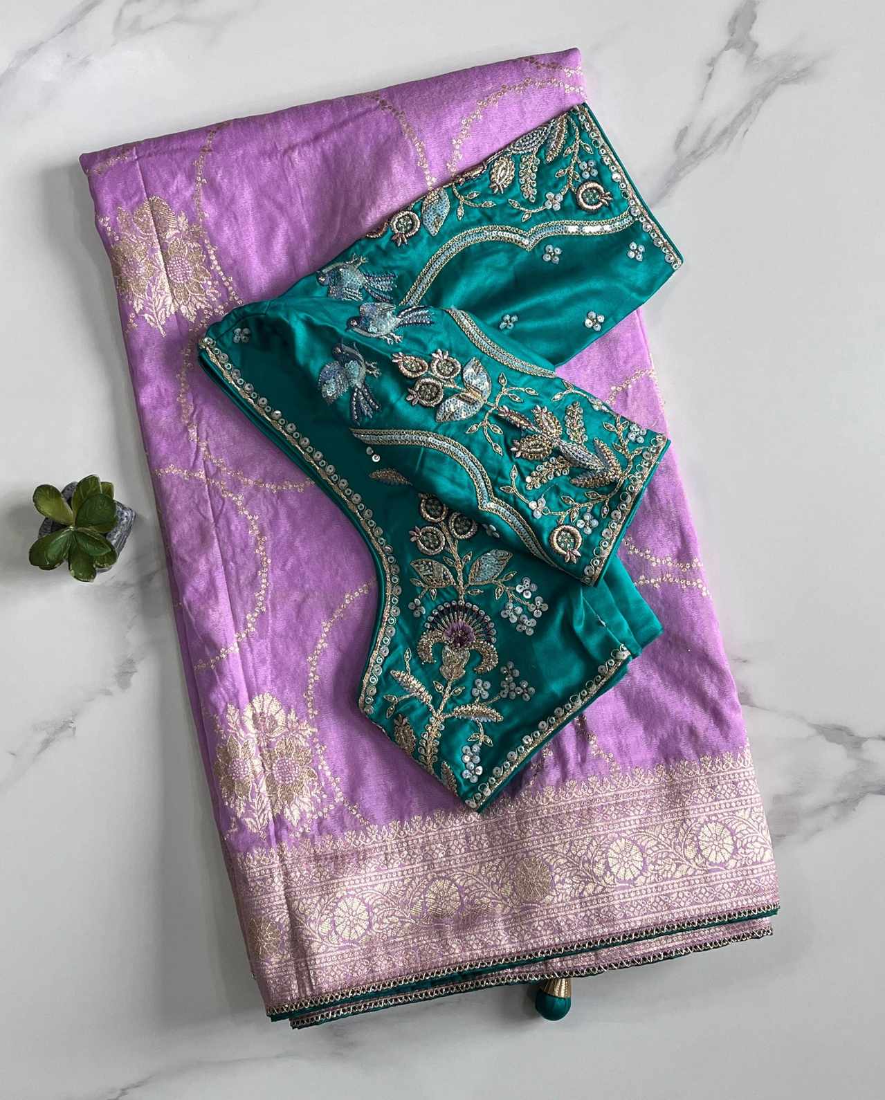 Banarasi Motifs Silk Sarees