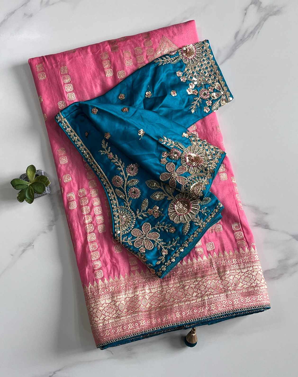 Banarasi Motifs Silk Sarees