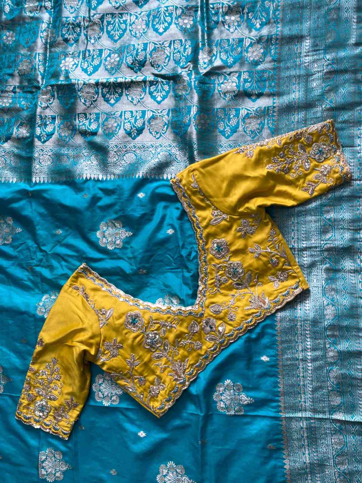 Banarasi Motifs Silk Sarees