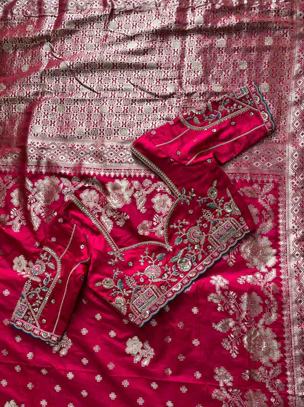 Banarasi Motifs Silk Sarees