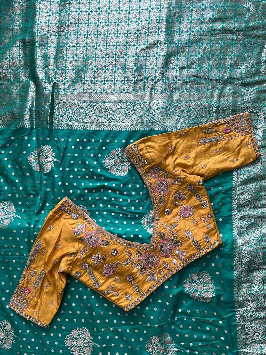 Banarasi Motifs Silk Sarees