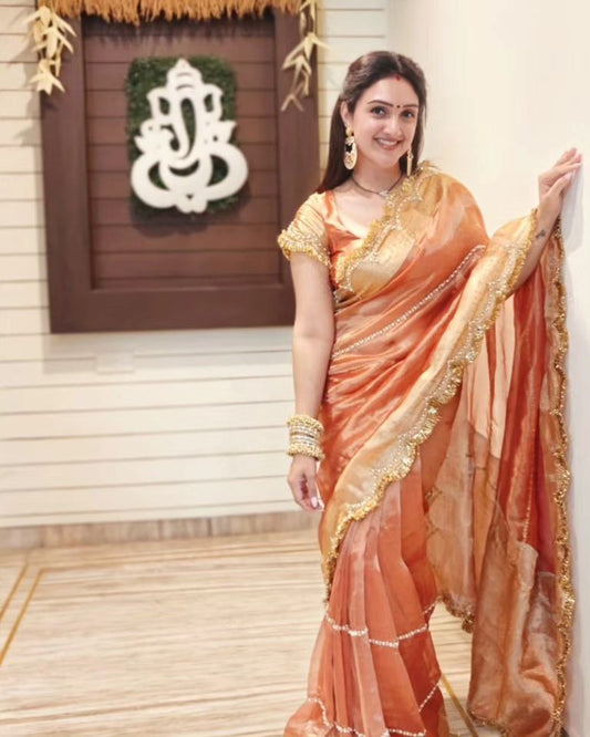 Pure Tissue Banarasi Saree