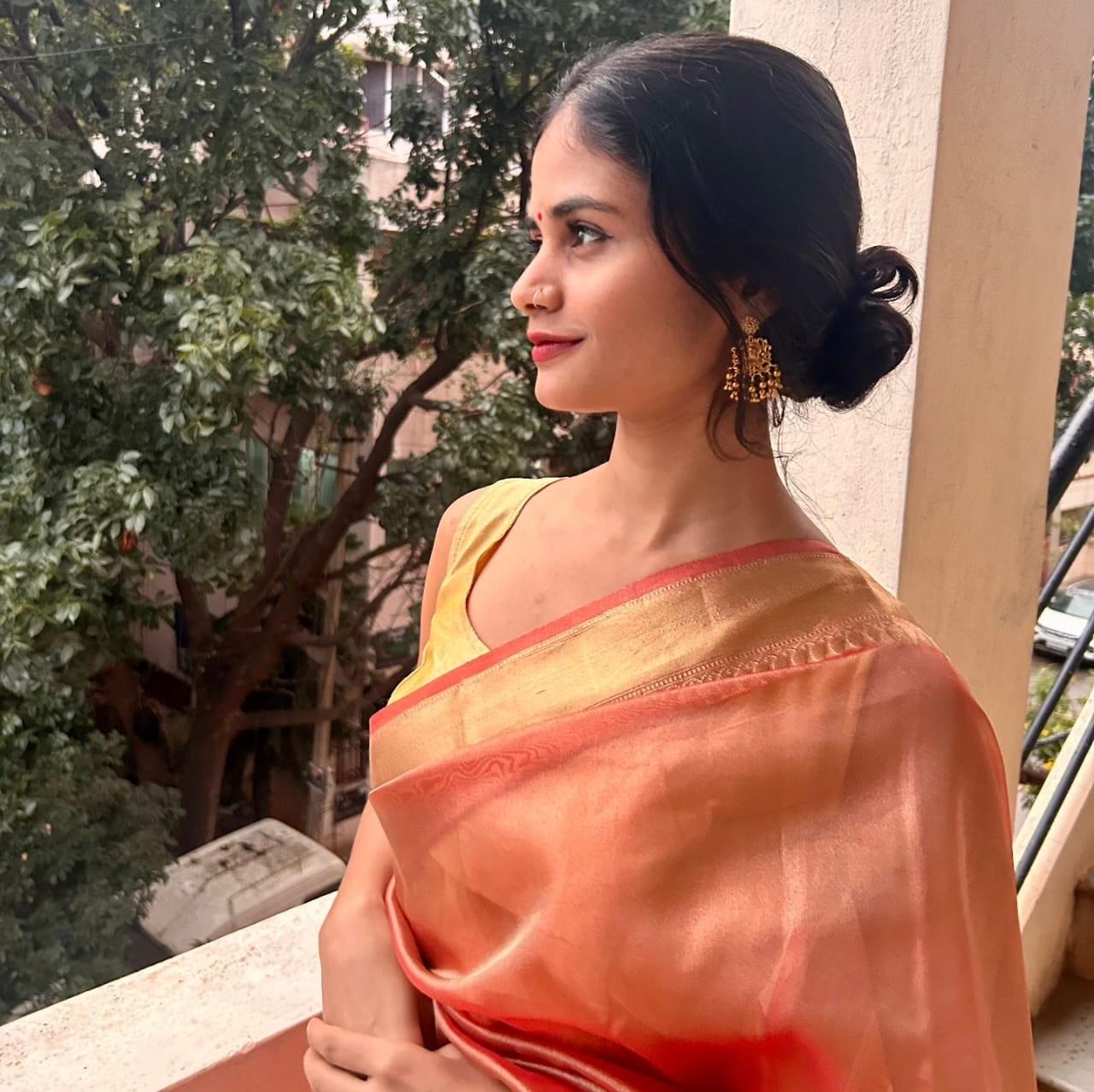 Dyable Organza Saree