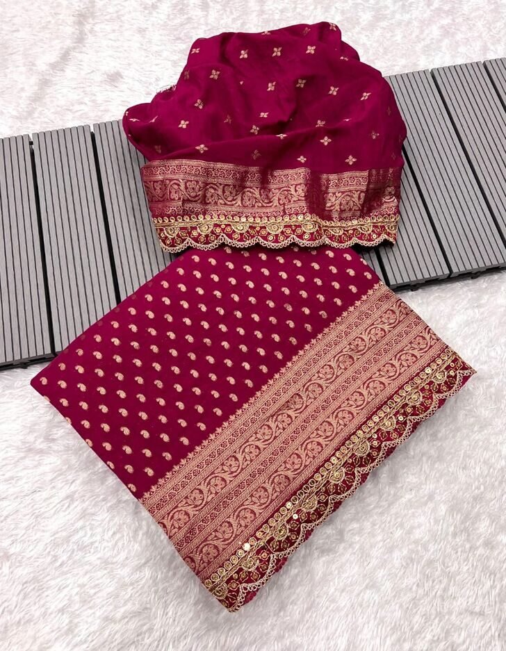 Khaddi Georgette Sarees