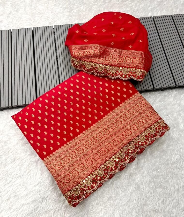 Khaddi Georgette Sarees