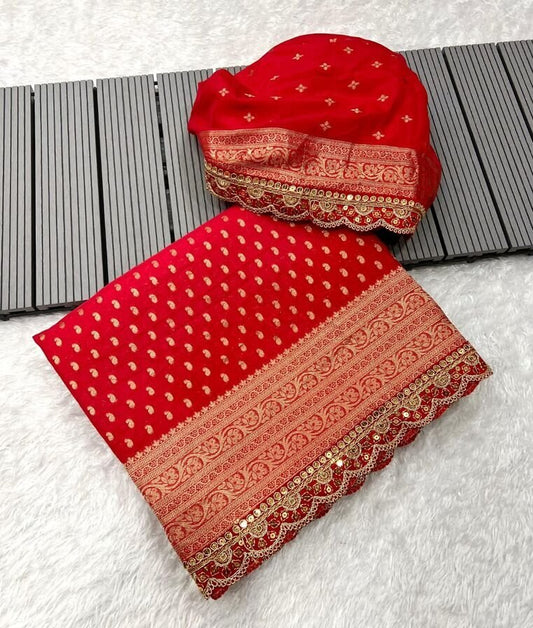 Khaddi Georgette Sarees