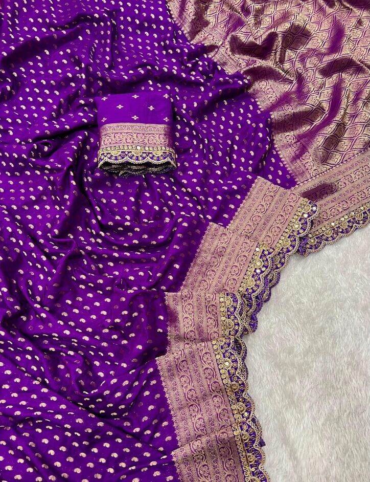Khaddi Georgette Sarees